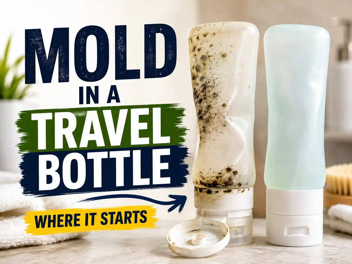 Mold in a Travel Bottle