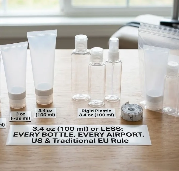 Travel Bottle Sizes