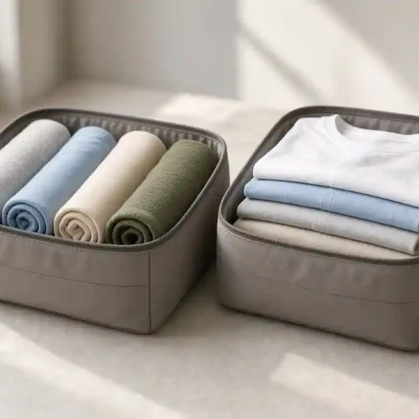 Rolling vs Folding Inside a Cube