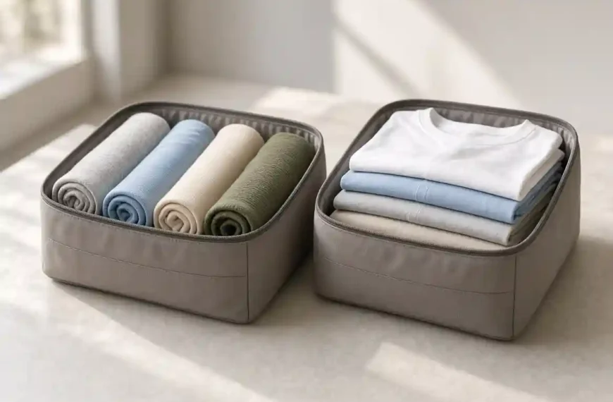 Home Rolling vs Folding Inside a Cube