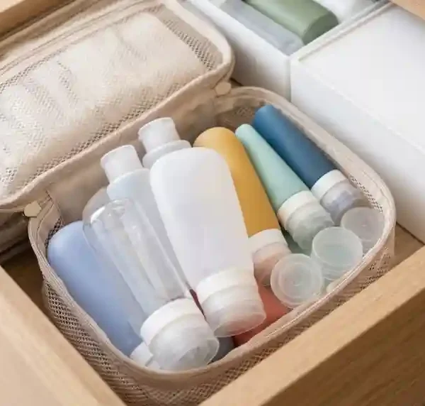 Store Travel Bottles