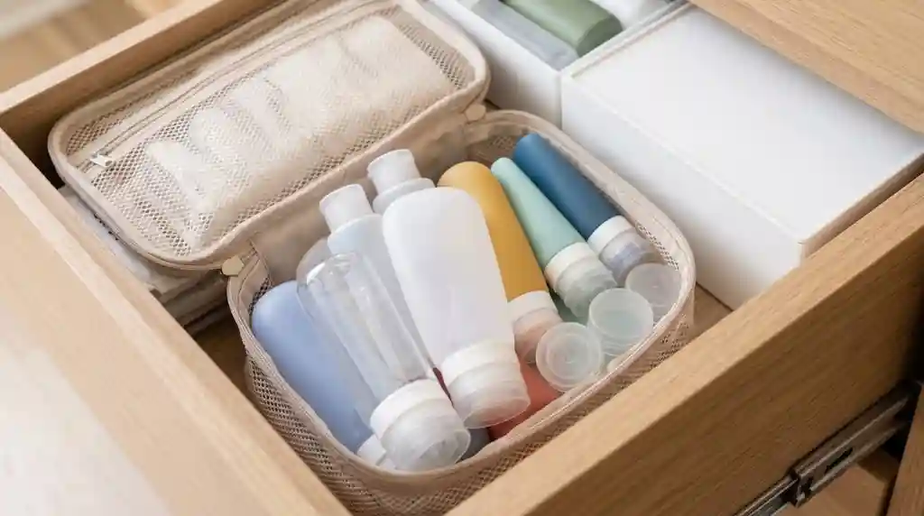 Store Travel Bottles