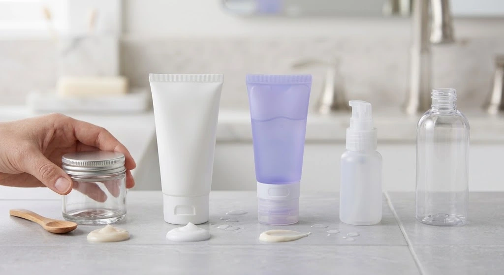 Travel Containers for Thick Products